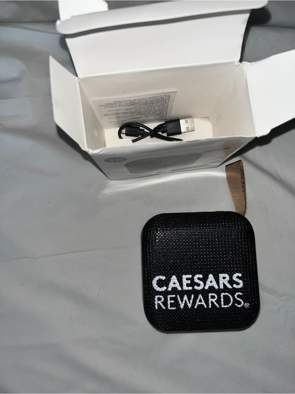 Caesars Rewards Branded Portable Speaker - Black
